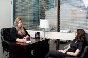 Hypnotherapy session with Hypnotherapist, Ashlee Bennett.